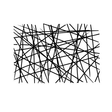chaotic lines abstract geometric pattern