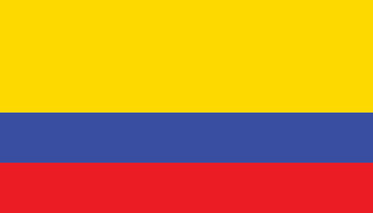 Obraz premium Flag of Colombia