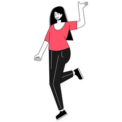 Happy People Illustration