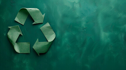 simbolo de reciclaje para conservar el medio ambiente salvando el ecosistema del planeta tierra reutilizar los residuos y materiales para salvar la naturaleza