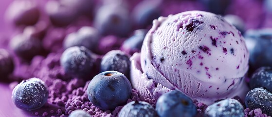 Luxuriously smooth gelato enhanced with contrasting textures, elevating the indulgent experience