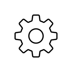 Setting icon vector design templates, simple and modern concept