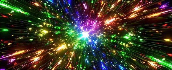 Fototapeta premium bright multicolored abstract background in the style of computer games 