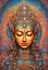 golden buddha statue