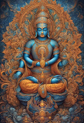 Obraz premium statue of buddha