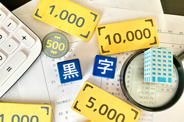 企業が黒字になるイメージ