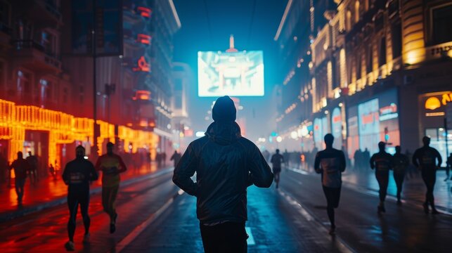 Marathon Screen on the Road 