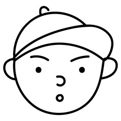 Person Face Doodle