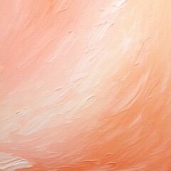 Abstract painting with soft, swirling brushstrokes in pink and white.