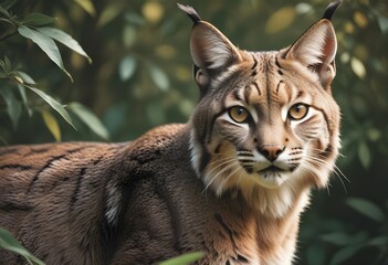 Fototapeta premium Portrait of a lynx
