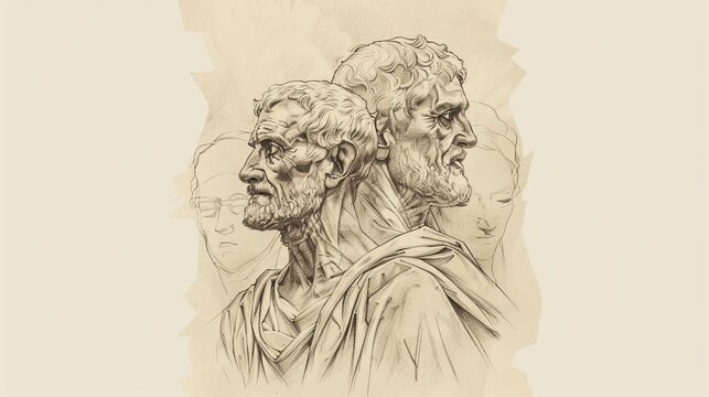 Teaching and Training: 2 Timothy 3 Biblical Illustration with Warning, Authority of Scripture on Beige Background and Copyspace