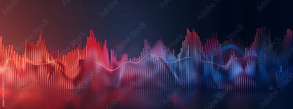 Poster frequency range graph display in