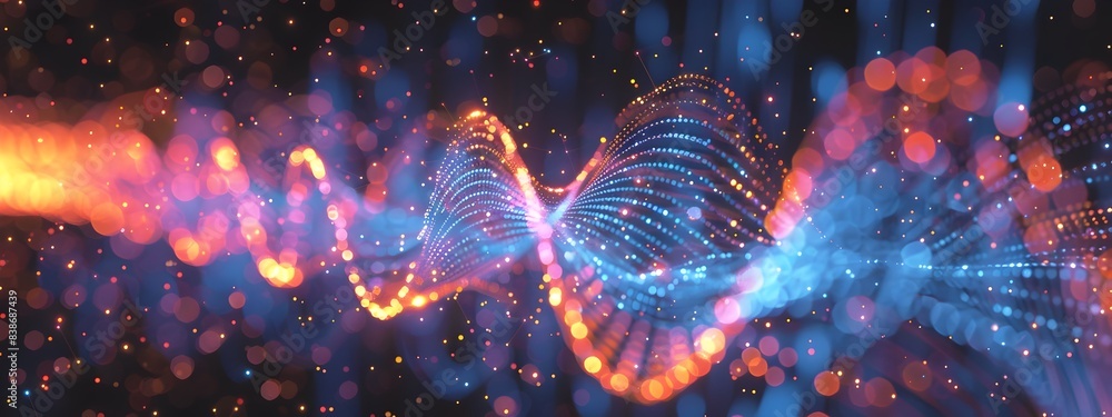 Poster of chirp signal frequency variation over time