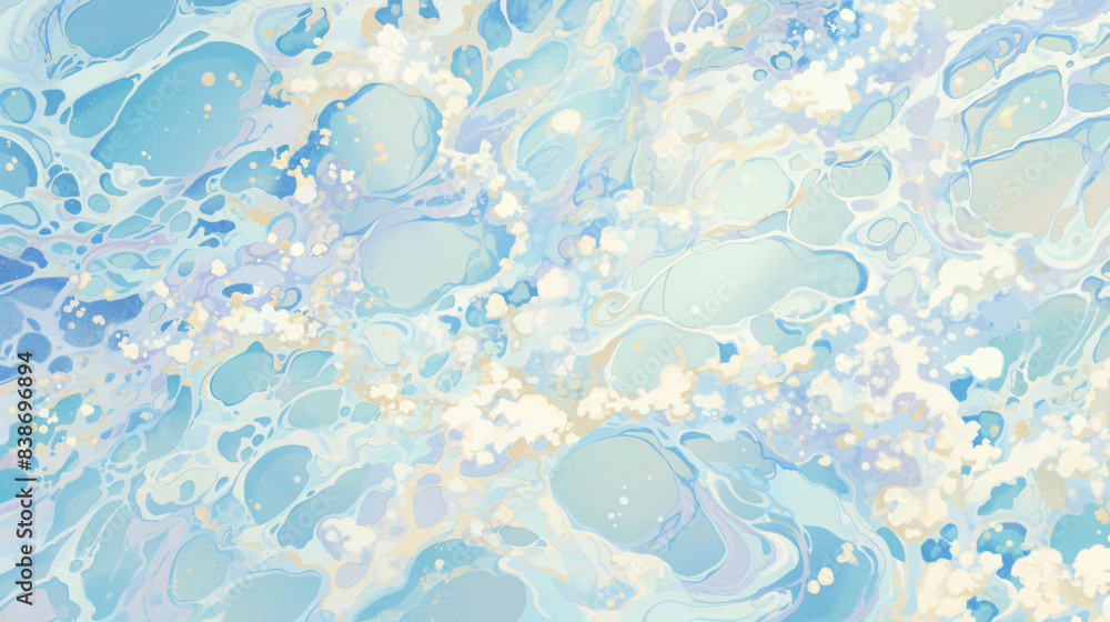 Poster blue marble texture for elegant background with copy space text for website