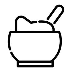 skincare outline icon