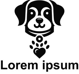 vector pet logo design 