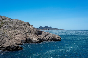 Littoral rocheux de méditerranée