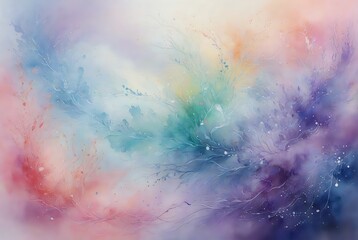 Fototapeta premium Abstract Art Print: Vibrant and Colorful