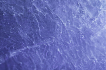 Ice surface texture macro shot as background