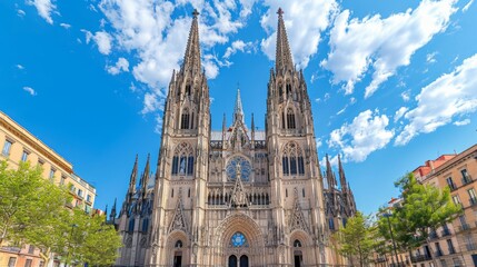 View of Cathedral with Blue Sky