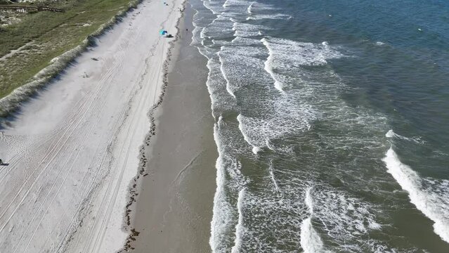 Reveal Shot of Amelia Island Beaches