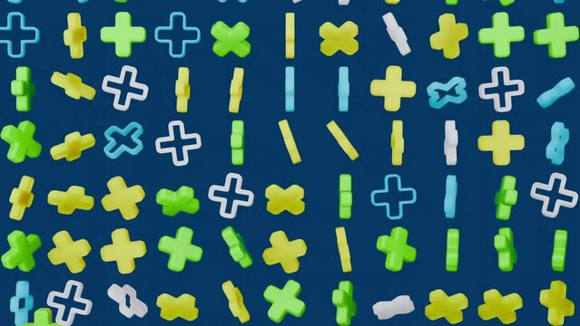 Abstract Background with Geometric Shapes