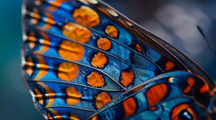 Mesmerizing Butterfly Wing Patterns Showcasing Vibrant Colors and Intricate Textures