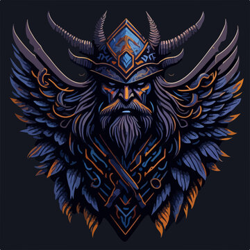Angel Drawf warrior covered with ironclad armor