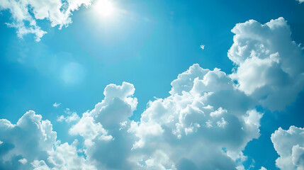 Background of sky with clouds.
