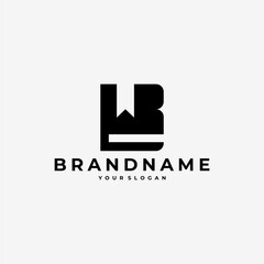 Obraz premium LETTER B INITIAL BOOK LOGO ICON ILLUSTRATION