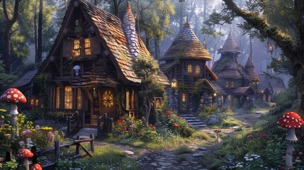 Fantasy World Illustration 