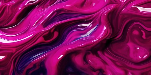 Fototapeta premium Magenta Pink blue Liquid Paints Color background