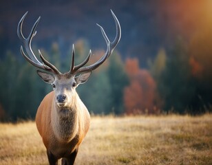 Obraz premium Deer in the mountain
