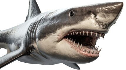 Naklejka premium Shark Isolated on white background