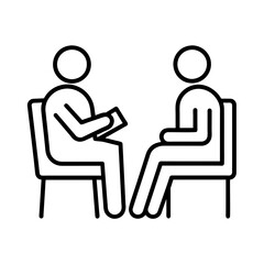 silhouette of a person sitting on a chair