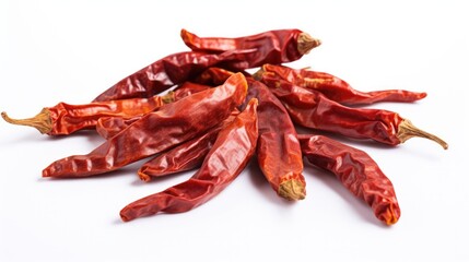 Dry Chilli Isolated on white background