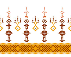 embroidery abstract Traditional geometric ethnic fabric pattern ornate elements with ethnic patterns design for textiles, rugs, clothing, sarong, scarf, batik, wrap, embroidery, print, curtain, carpet