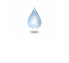 Water drop splash effects. Water drop icon. Vector water drops.  Realistic drops on an isolated transparent background. 