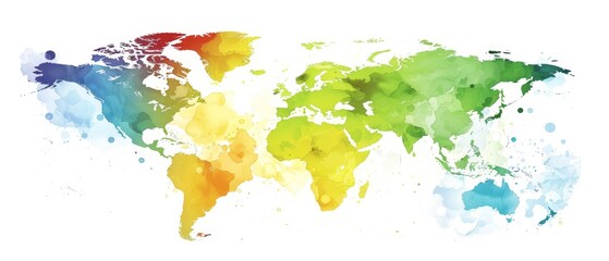 Obraz premium Global Ecological Impact A Visual Analysis of Demographic Data and Ecological Footprints Across World Population in Bright Graphics with Annotative Space