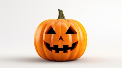 Halloween pumpkin Isolated on white background