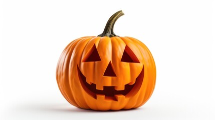 Halloween pumpkin Isolated on white background