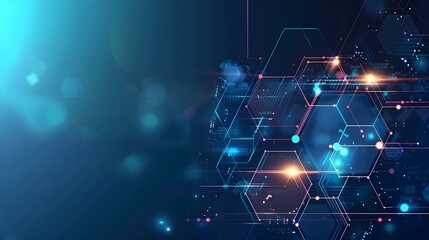 Obraz premium Abstract geometric shape representing technology