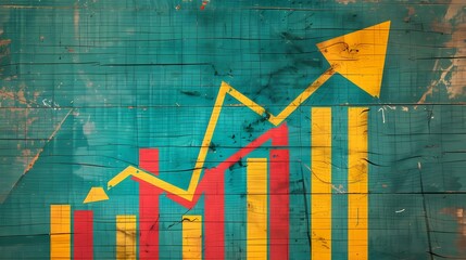 Texts and graphs illustrating inflation and recession