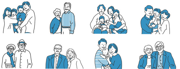 いろんな世代のファミリー