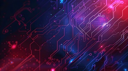 Fototapeta premium Abstract technology background