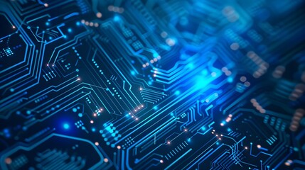 Modern technology circuit board texture background