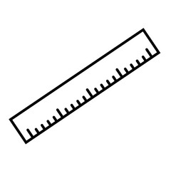 Fototapeta premium Ruler icon. Art and image illustration.