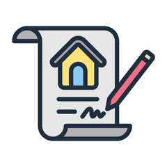 Real Estate Contract Icon