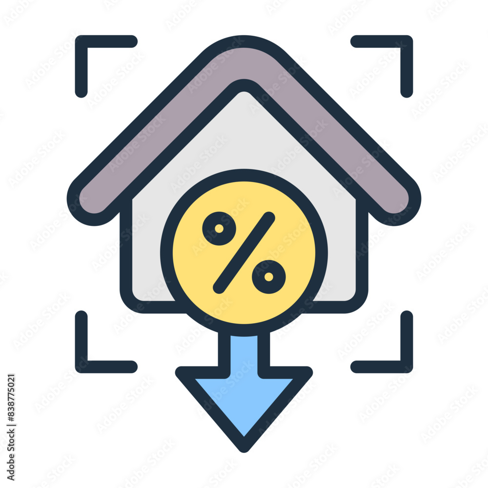 Poster Mortgage Points Icon