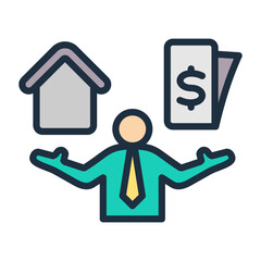 Loan To Value Ratio Icon